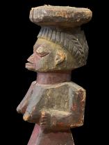 Figurative Wooden Processional Staff, Yoruba People - Nigeria 8