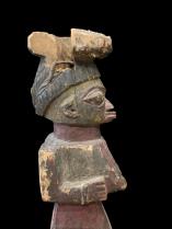 Figurative Wooden Processional Staff, Yoruba People - Nigeria 12