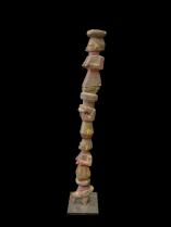 Figurative Wooden Processional Staff, Yoruba People - Nigeria 5