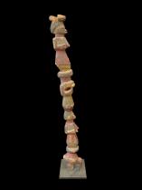 Figurative Wooden Processional Staff, Yoruba People - Nigeria 10