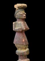 Figurative Wooden Processional Staff, Yoruba People - Nigeria 14