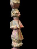 Figurative Wooden Processional Staff, Yoruba People - Nigeria 16