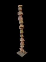 Figurative Wooden Processional Staff, Yoruba People - Nigeria 13