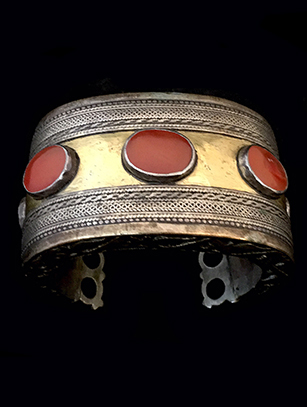 'Bilezek' Cuffs - Tekke people, Turkmenistan (Central Asia) (CGM2) - SOLD