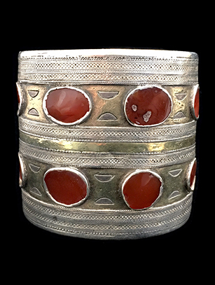 'Bilezek' Cuff (#6) - Tekke people, Turkmenistan (Central Asia) - Sold