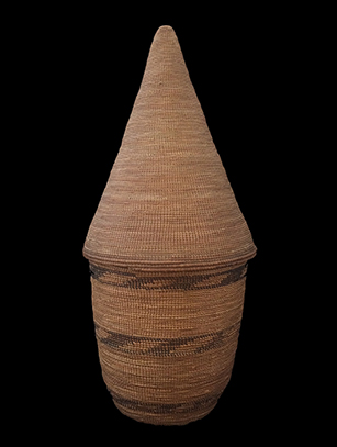 Tutsi Basket 'Agaseki' (B) - Tutsi People, Rwanda (MW52) - Sold