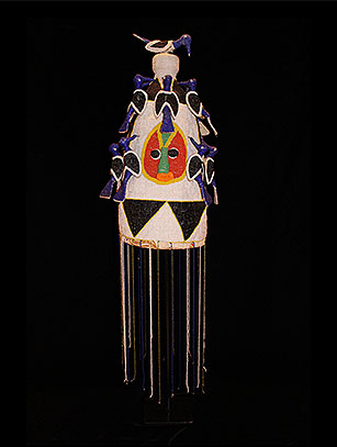 Yoruba Beaded Crown 1, Nigeria