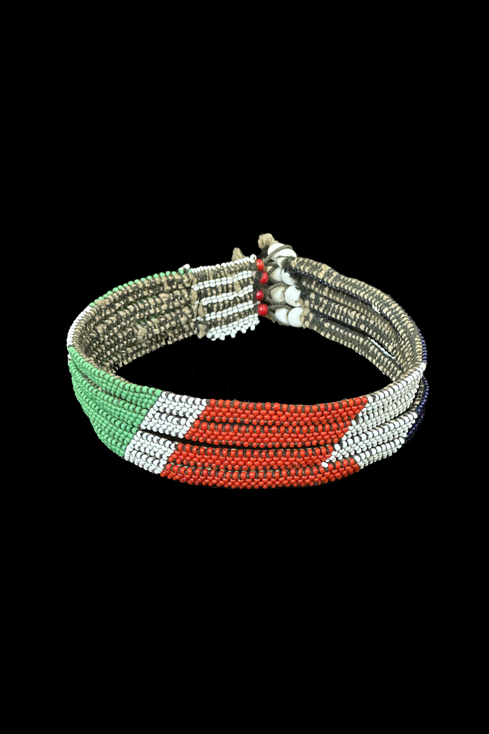 4 Strand Beaded Choker - Zulu People, South Africa
