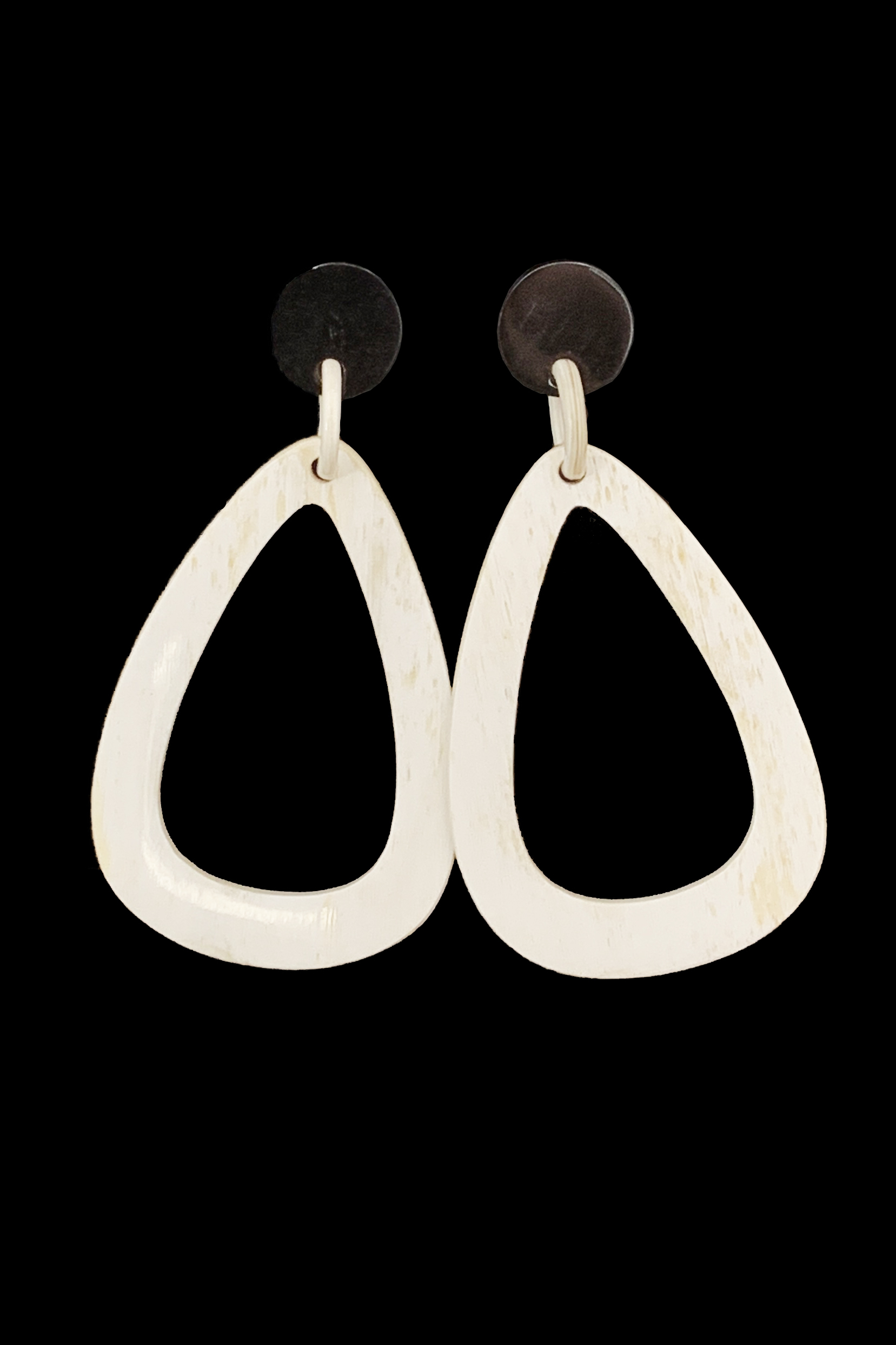 Posted Horn Earrings