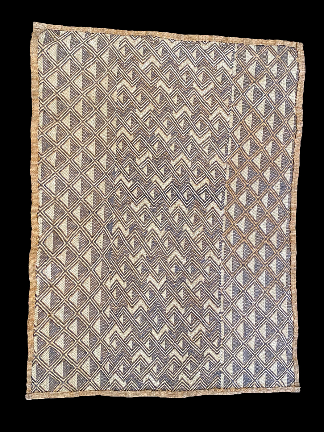 Long Embroidered Kuba Cloth (#108) - D.R. Congo