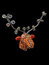 OrangeReindeerHeadOrnament.th