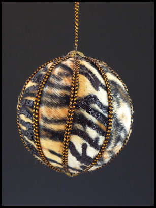 Tiger Print Ornament (1 left)