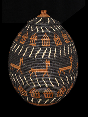 Zulu Basket from South Africa - #27 - Sold