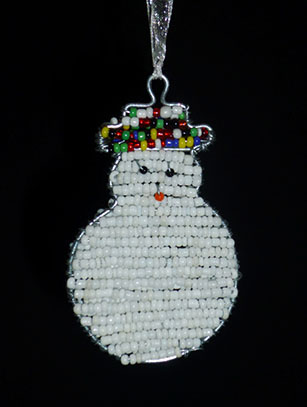 Beaded Snowman - South Africa