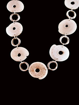 Sterling Silver & Shell Necklace - SOLD