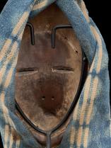  'Deangle' Mask with Indigo Cloth - Dan, Liberia/Ivory Coast (JL15) 4