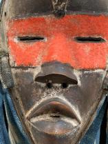  'Deangle' Mask with Indigo Cloth - Dan, Liberia/Ivory Coast (JL15) 8