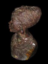 Inner Peace stone bust by T.M.Matthew Gidi- SOLD 1