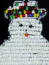 Beaded Snowman - South Africa 1