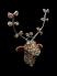 Bead & Wire Brown Reindeer Head Ornament - South Africa