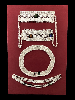 Framed Beaded Ensemble (#998) - Ndebele People, South Africa