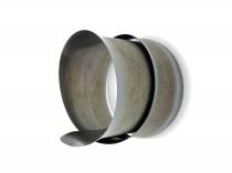 Oxidized Sterling Silver Cuff Bracelet - RKB24 4