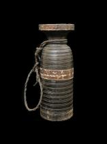 Rustic Nepalese Wooden Ghee Pot, or Jar 1