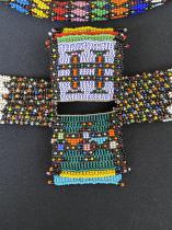 Mounted Assemblage of Traditional  Beaded Adornments and Love Letters - Zulu People, South Africa (1347) 8