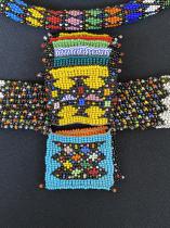 Mounted Assemblage of Traditional  Beaded Adornments and Love Letters - Zulu People, South Africa (1347) 10