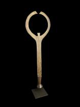 Double Sickle Brass Blade - Bango or Ngbaka People, D.R. Congo - SOLD 6