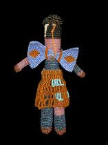Beaded Angel Doll with Blue Wings- South Africa 3