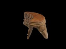 Wooden Stool/Headrest - Dinka People, South Sudan  5