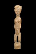 Female Spirit Spouse Figure - Baule People, Ivory Coast