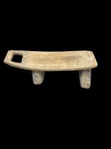 Wooden Stool with Handle - Baule People, Ivory Coast 1