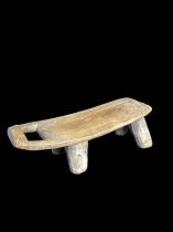 Wooden Stool with Handle - Baule People, Ivory Coast 3