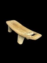 Wooden Stool with Handle - Baule People, Ivory Coast 5