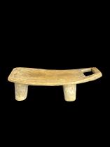 Wooden Stool with Handle - Baule People, Ivory Coast 6