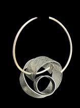Slightly Oxidized Sterling Silver Swirl Earrings - Sold 2