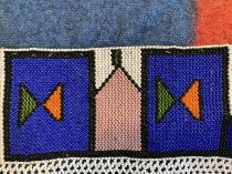 'Nguba' Blanket Cape with Beadwork - Ndebele People, South Africa - 3428 1