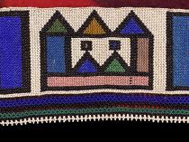 'Nguba' Marriage Blanket Cape - Ndebele People, South Africa (#3425) 3