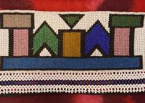 'Nguba' Marriage Blanket Cape - Ndebele People, South Africa (#3425) 4