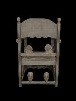 Prestige Chair, or Ngundja - Chokwe People, Angola, southwestern parts of the D.R. Congo and northwestern parts of Zambia -On Reserve 10