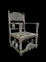 Prestige Chair, or Ngundja - Chokwe People, Angola, southwestern parts of the D.R. Congo and northwestern parts of Zambia -On Reserve 16