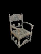 Prestige Chair, or Ngundja - Chokwe People, Angola, southwestern parts of the D.R. Congo and northwestern parts of Zambia -On Reserve 17