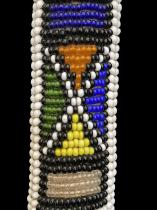 Beaded Dance Mace in the shape of an Ax - Ndebele People, South Africa 2