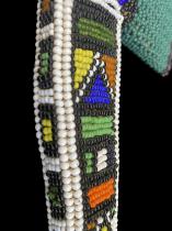 Beaded Dance Mace in the shape of an Ax - Ndebele People, South Africa 7
