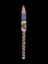 Spear Shaped Beaded Dance Mace - Ndebele People, South Africa