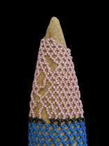 Spear Shaped Beaded Dance Mace - Ndebele People, South Africa 3