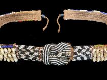 Cowrie Shell and Beaded Belt - Kuba People, D.R. Congo - Sold 1