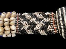 Cowrie Shell and Beaded Belt - Kuba People, D.R. Congo - Sold 7